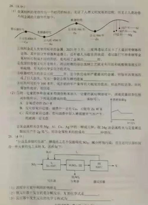 2021年云南省中考化學真題 圖片版 6